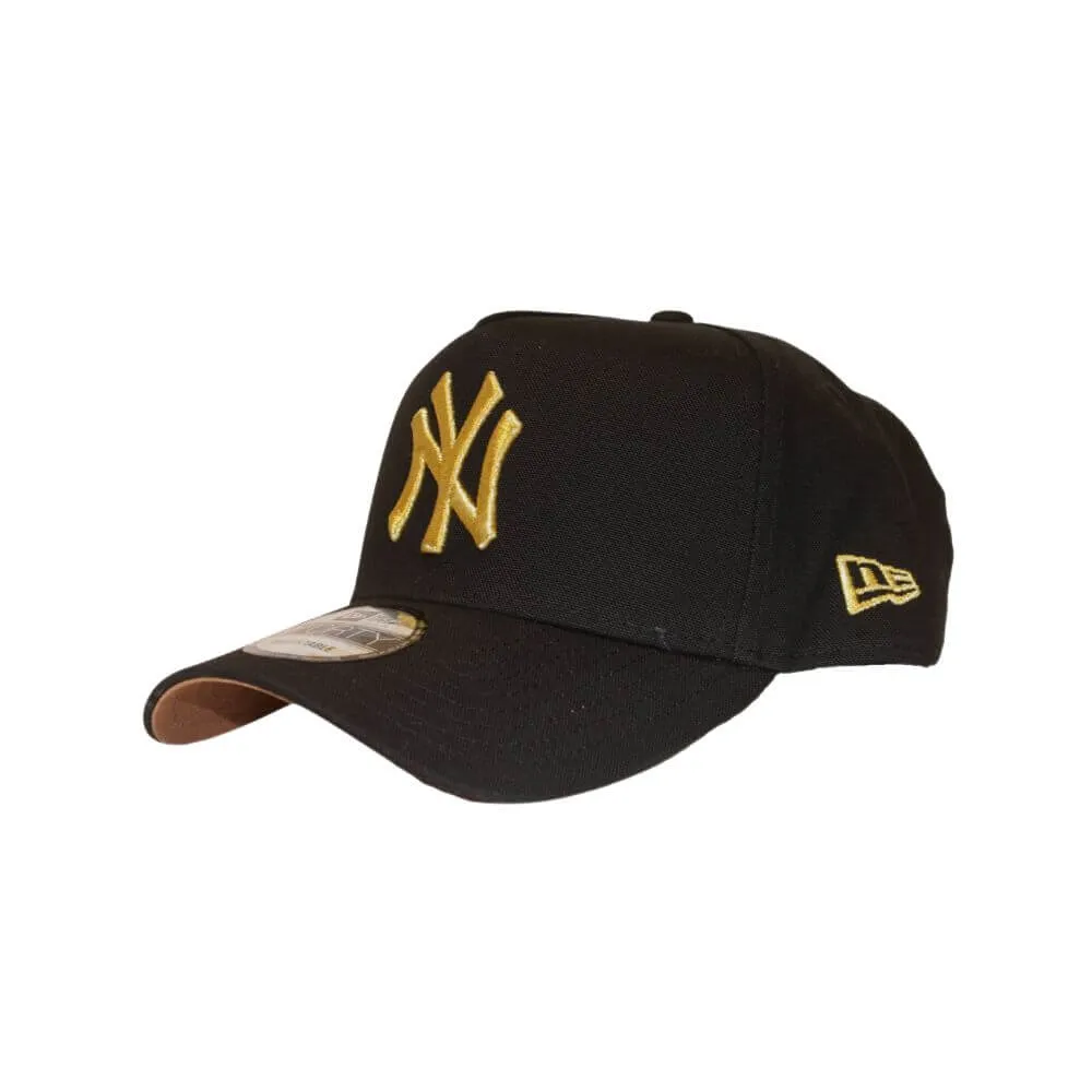 Boné New Era 9Forty New York Yankees Aba Curva Marinho e Branco 